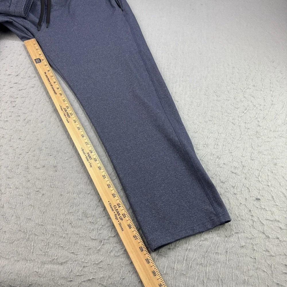Public Rec Pants Mens 36x30 Blue Heather All Day Every Day Joggers Stretch Nylon